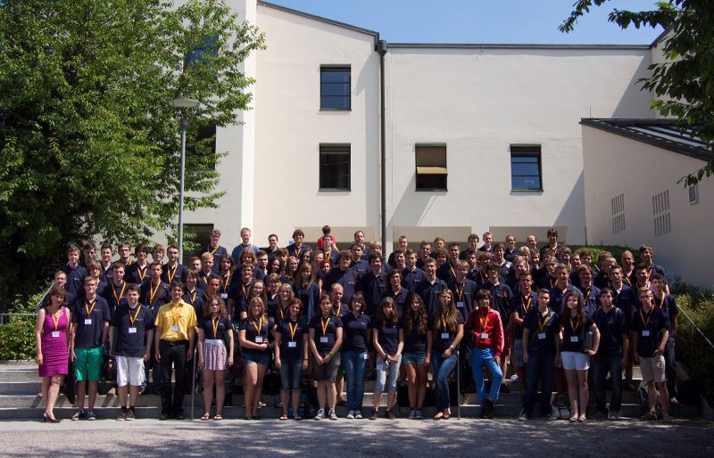 Teilnehmer und Betreuer des Sommercamp 2013